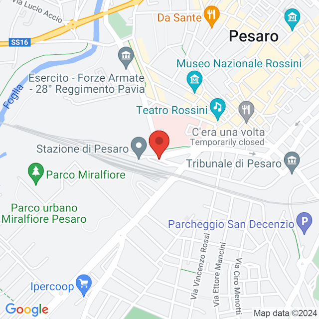 Pesaro Stazione map