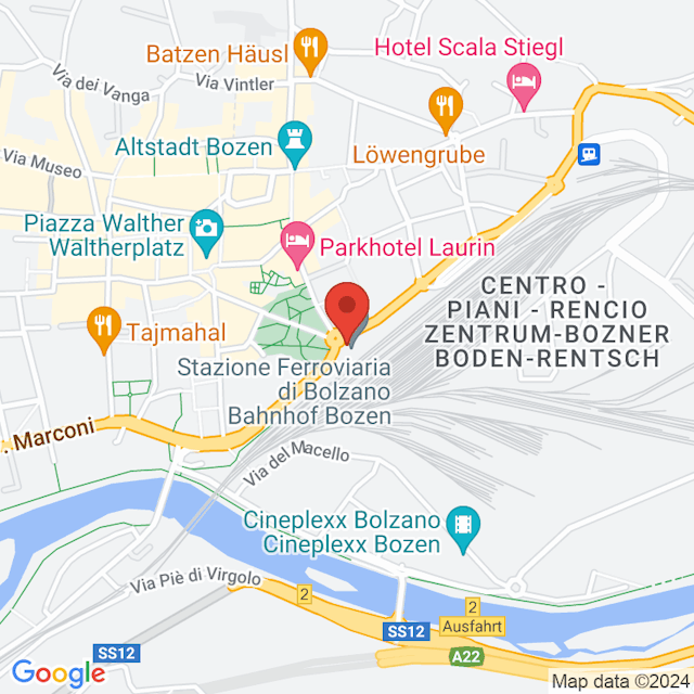 Bolzano/Bozen map