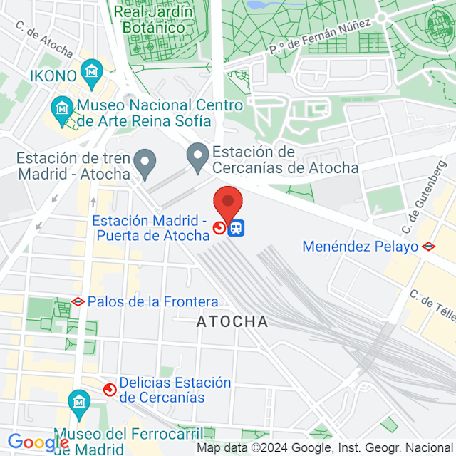 Estação Atocha map