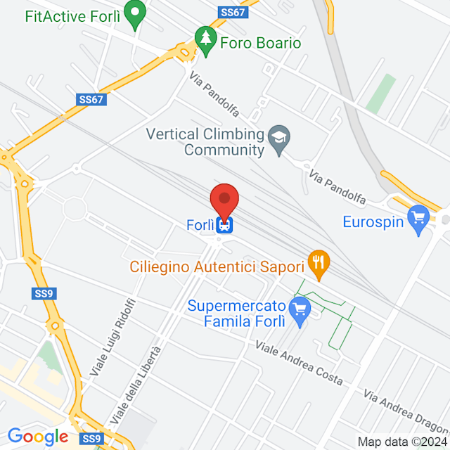 Forlì map