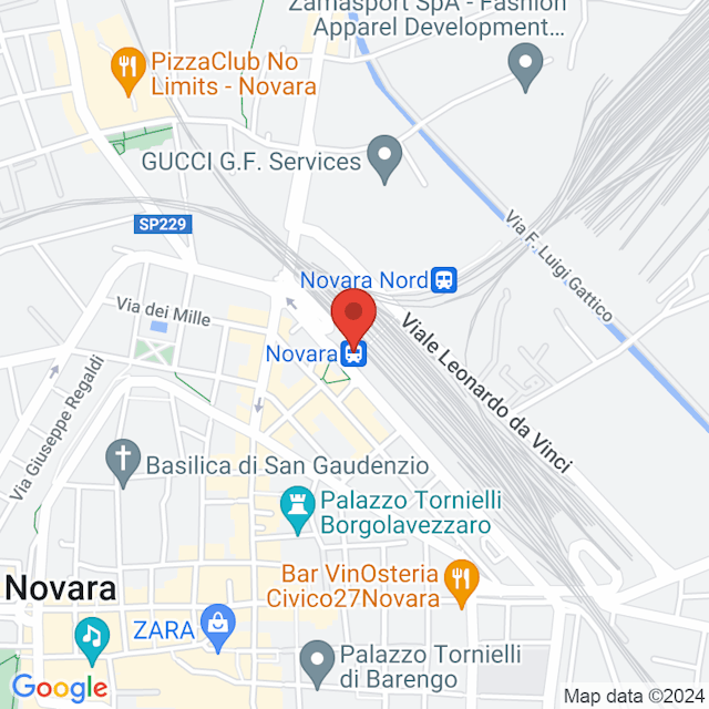 Novara map