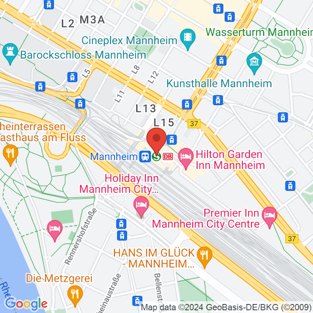 Mannheim map