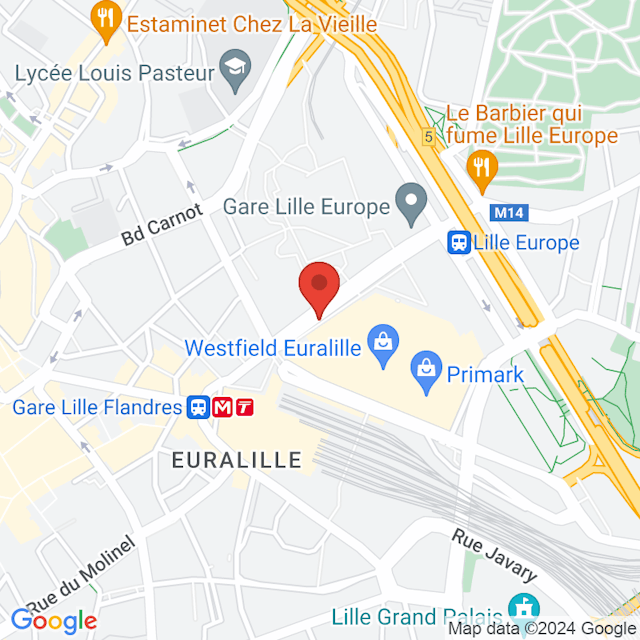 Gare Lille Flandres (Lille) map