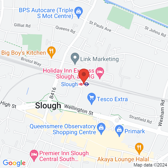 Slough map