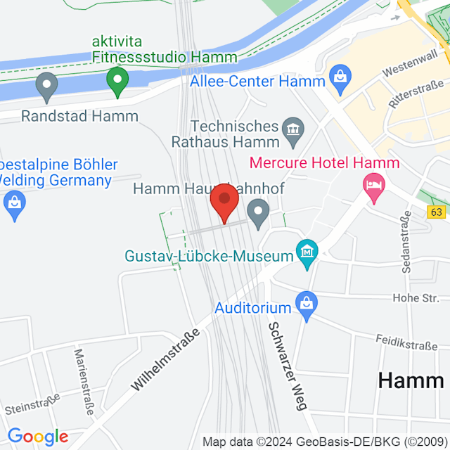 Hamm (Westf) map