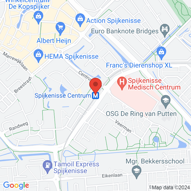 Spijkenisse Centrum map