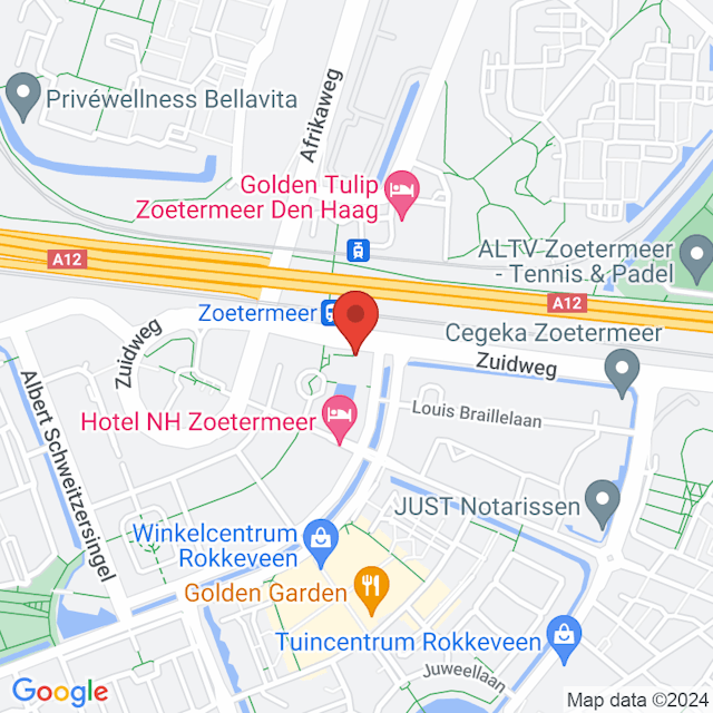 Station Zoetermeer map