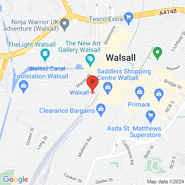 Walsall map